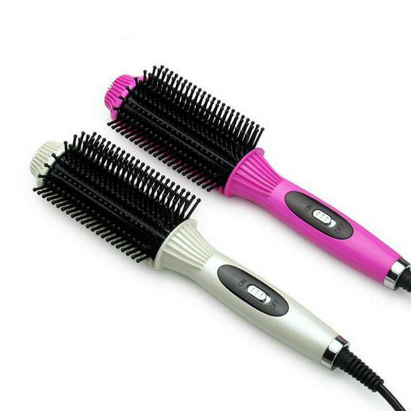 Hair Curler Electric Comb Magic Curling Iron Roller Brush Pro Ceramic Auto Tools