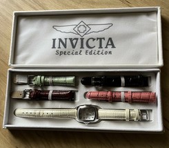 Invicta Women's Special Edition Watch Set w/5 Leather Watch Bands - $34.99