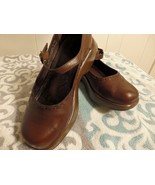 10 41 10.5 Shoe Brown Clog Mary Jane Low Heel Leather Dansko Comfort Car... - $22.03