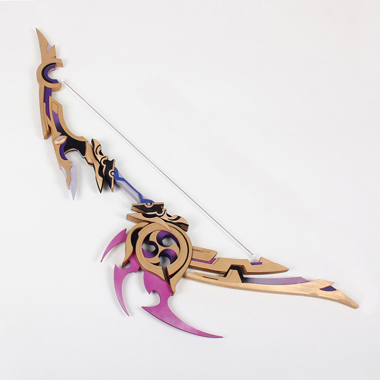 Genshin Impact Weapon Bow Thundering Pulse Cosplay Prop