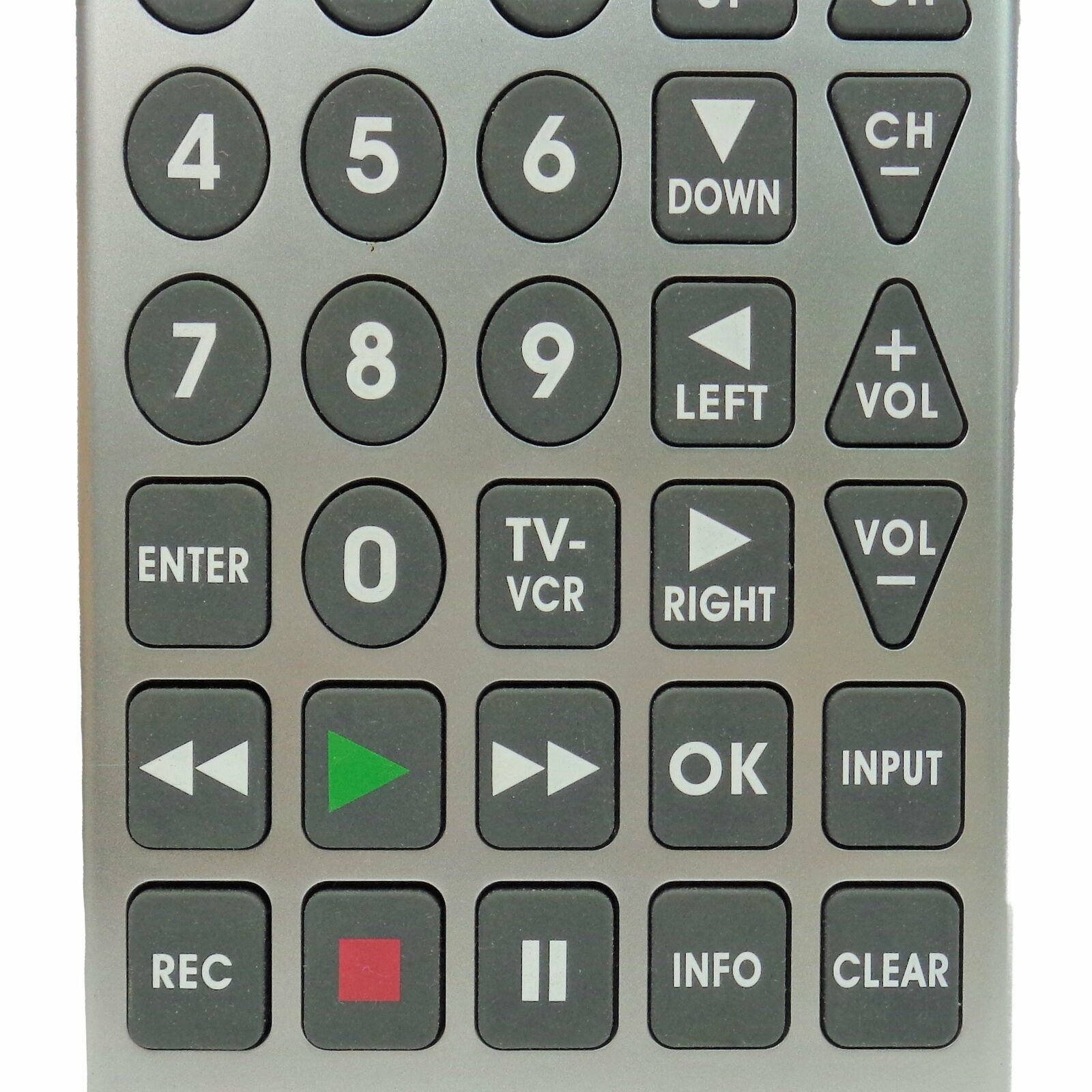 Innovage Products Jumbo Universal Remote 4 Device CABLE, TV, VCR, DVD