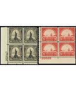 696, 698, Mint LH Plate Blocks of Four Stamps CV $80 * Stuart Katz - $39.95
