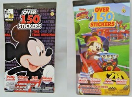 Disney Mickey Mouse 150 Sticker Book Puffy Glitter Foil Glossy Choice Av... - $5.59