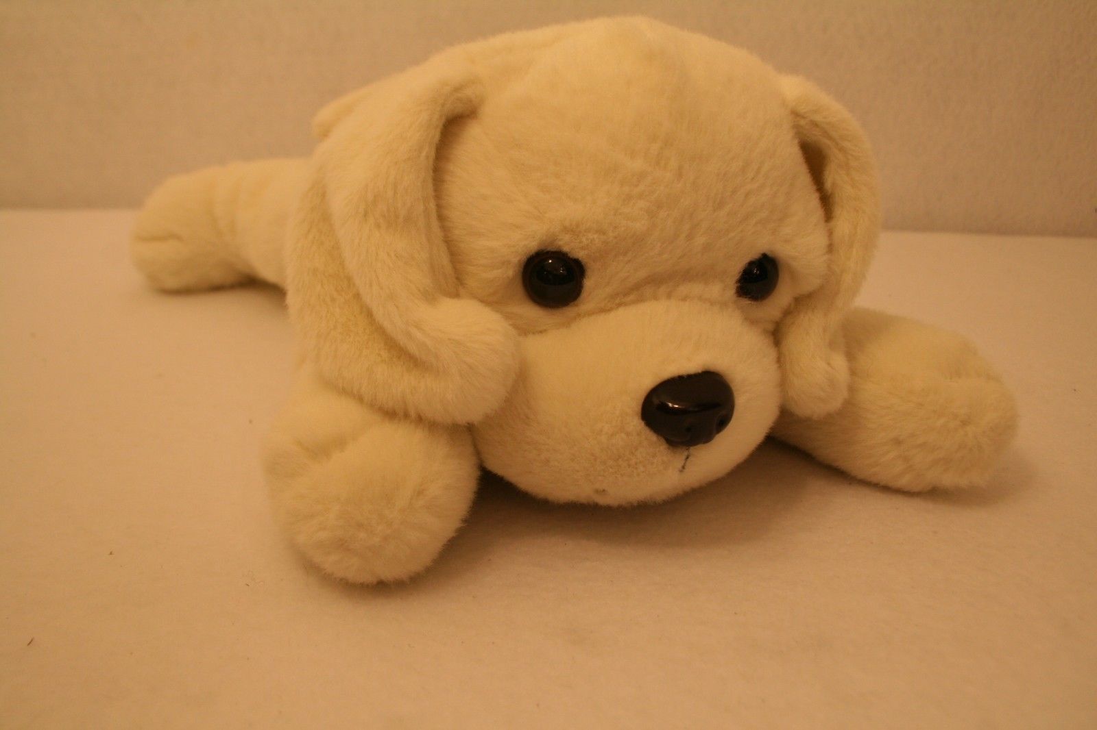 white lab stuffed animal