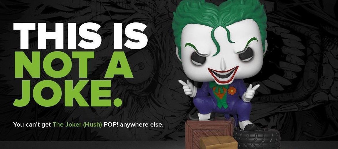 joker hush funko pop