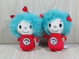 Hallmark Itty Bittys Thing 1 and Thing 2 Dr. Seuss Cat in the Hat set lot 2 - $9.89