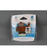 Vancouver 2010 Olympic PIn - Quatchi the Mascot - Inlaid Pin  - $15.00