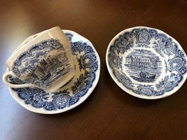 Historical Ports of England Port of Hull Set of 3 Tea cup saucer &amp; bowl ... - $29.45