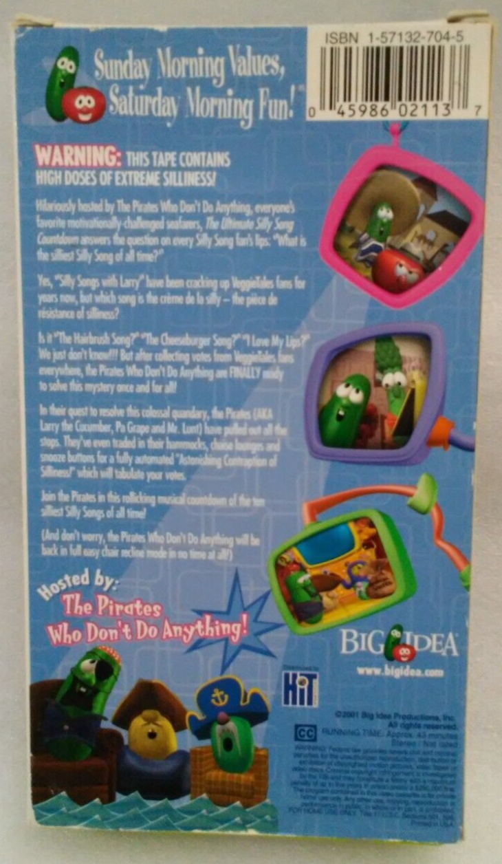 VHS VeggieTales - The Ultimate Silly Song Countdown (VHS, 2001) - VHS Tapes