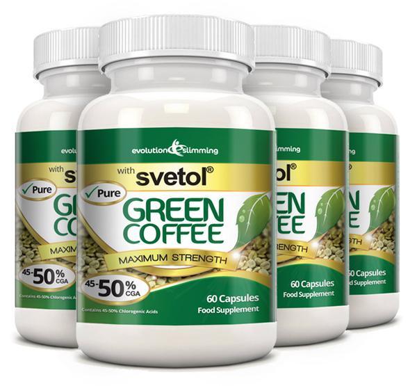 Pure Svetol Green Coffee Bean with 50% CGA 240 Capsules