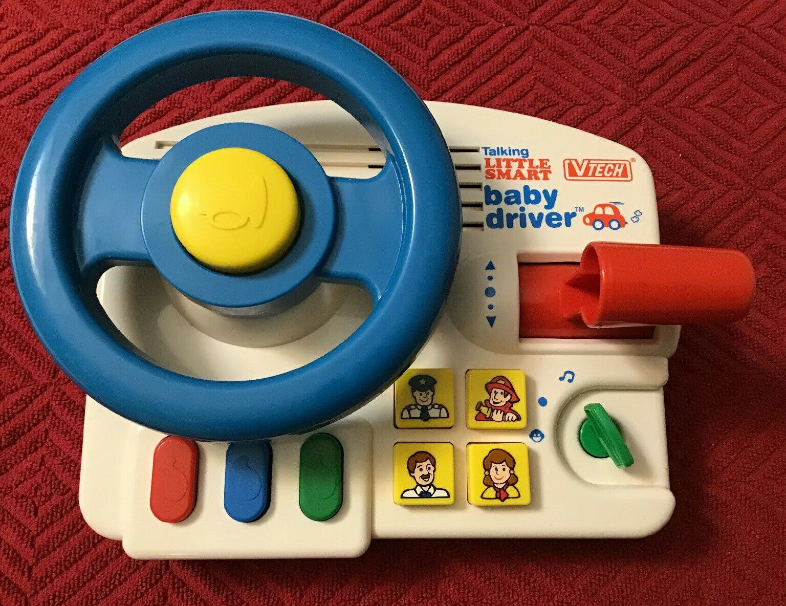 VTech Talking Little Smart BABY DRIVER - VINTAGE, Countless Features, WORKS!!! - $31.68