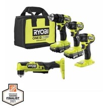 ONE+ HP 18V Brushless Cordless Compact 4-Tool Combo Kit with (2) 1.5 Ah  - $276.99