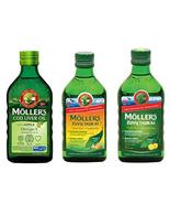 3 Pack Moller&#39;s Fish Oil Norwegian Dietary Supplement  | Lemon | Apple |... - $65.75
