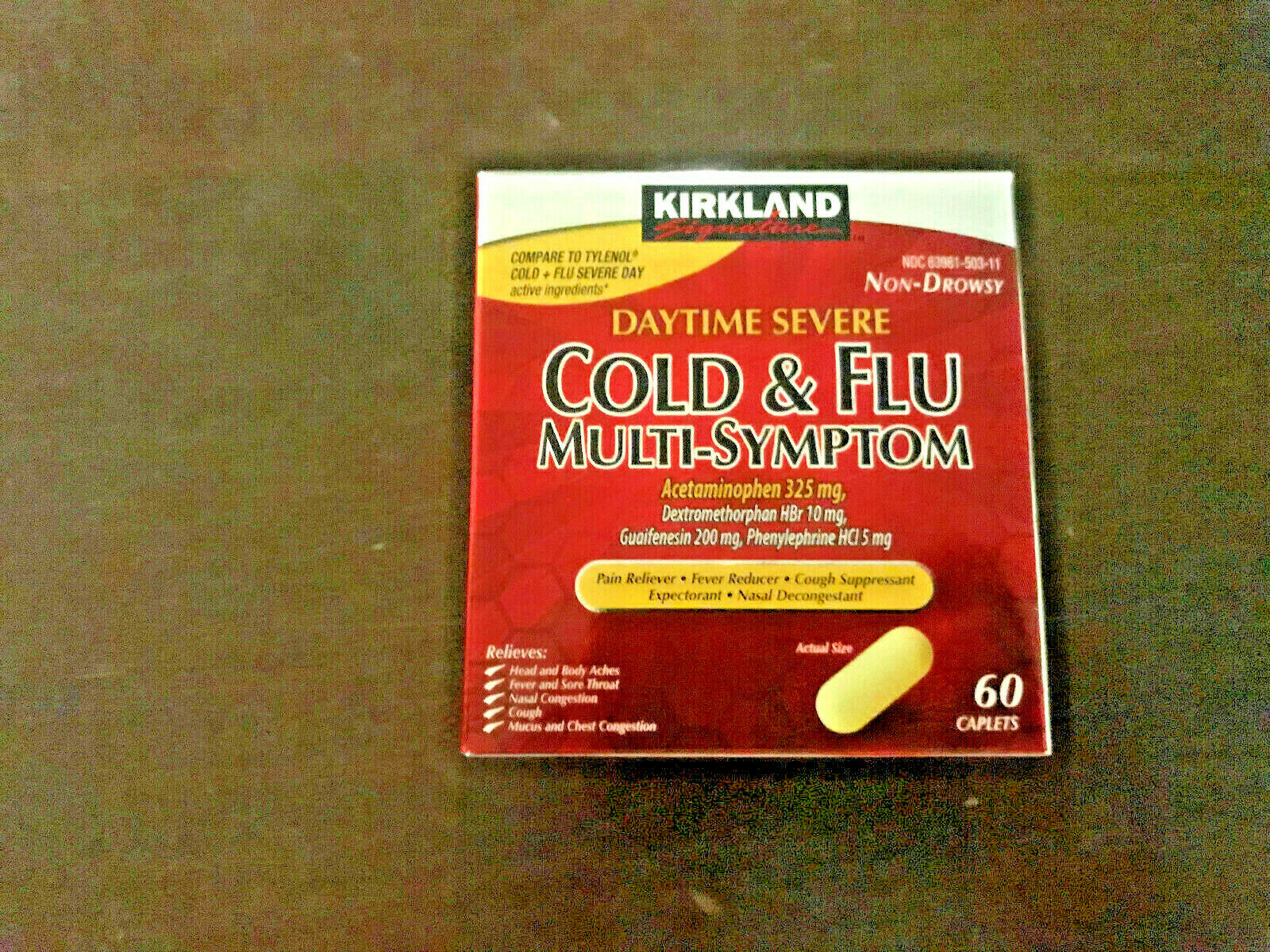 Kirkland Signature COLD & FLU MultiSymptom Daytime OR Nighttime