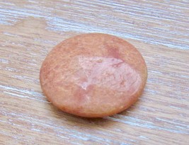 Peach Aventurine Polished Disc Stone Natural Gemstone Healing Rock Reiki... - $6.92