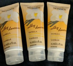 Avon Senses Silky Douceur Vanilla Hand Cream 2.5 fl. oz Three (3) Tubes - $7.55