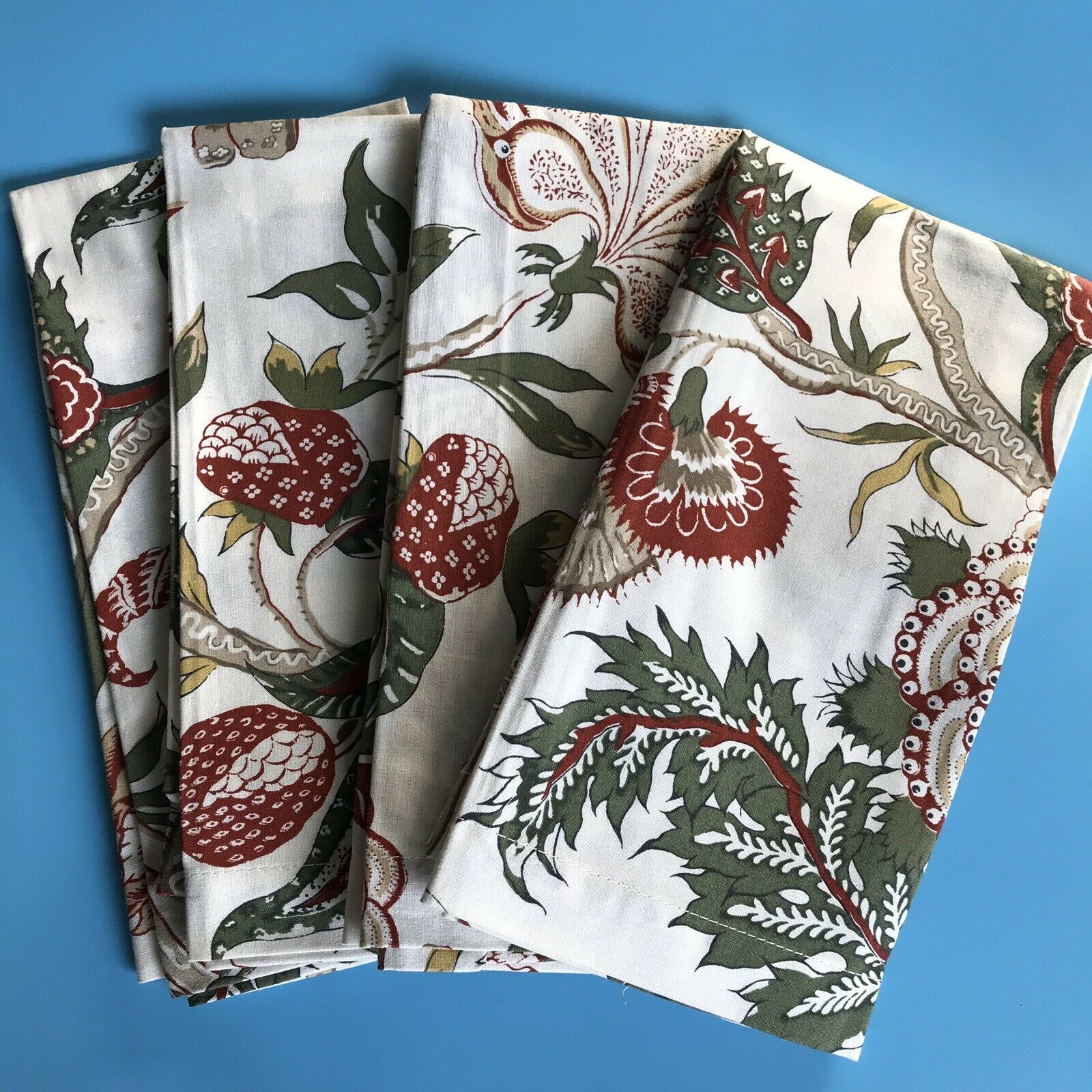 Chinese Silk Ivory floral Caspari paper lunch napkins 20 pack 33 cm sq 3 ply