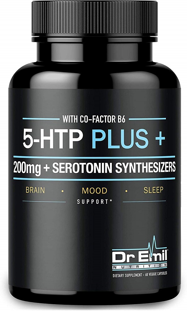 200 MG 5-HTP Plus Serotonin Synthesizers and Cofactor B6 for Improved Serotonin