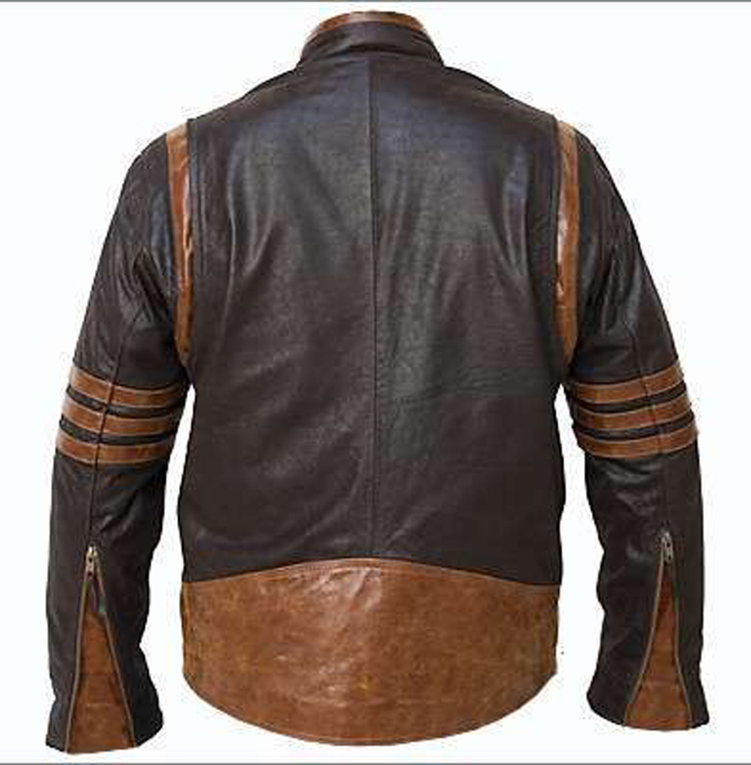 Origins Wolverine X-Men Logan Cafe Racer Biker Leather Jacket - Coats ...