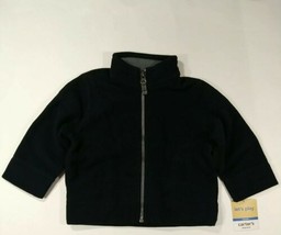 Baby Boy Jacket 12 Months Black Carters Microfleece Coat Winter Outerwear - $29.99