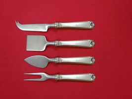 George II Rex Hand Chased by Watson Sterling Cheese Serving Set 4pc HHWS  Custom - $286.11
