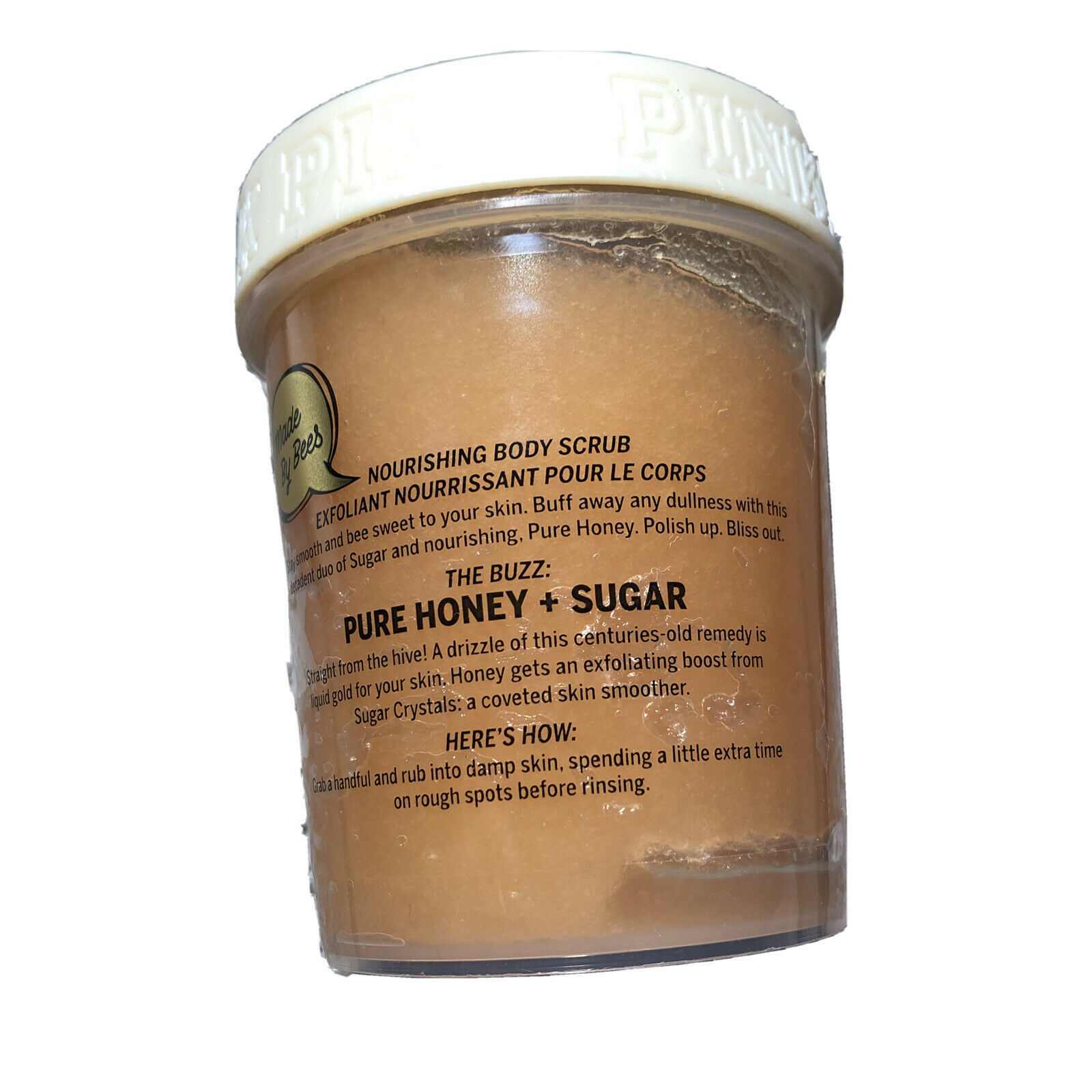 Victoria's Secret Pink Honey & Sugar Nourishing Body Scrub 10 Oz Full Size New Exfoliators