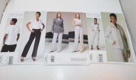 3 VOGUE Anne Klein Pantsuit Patterns, Jacket Pants Top 2164, V1294, V1293 - $23.71