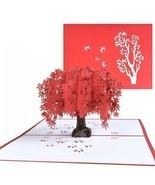 3D Maple Tree Pop-Up Flower Card for Mothers Day Birthday Anniversary - $15.20