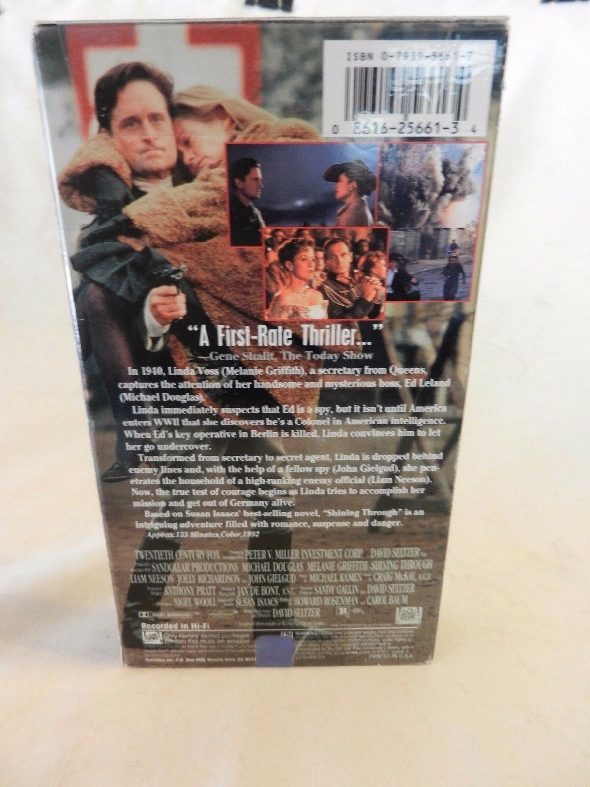 Shining Through (VHS, 1992) Michael Douglas, Melanie Griffith - VHS Tapes