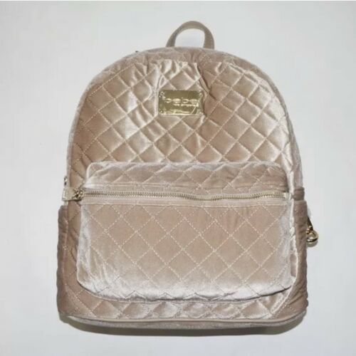 Bebe Women S Velvet Quilted Small Backpack And Similar Items