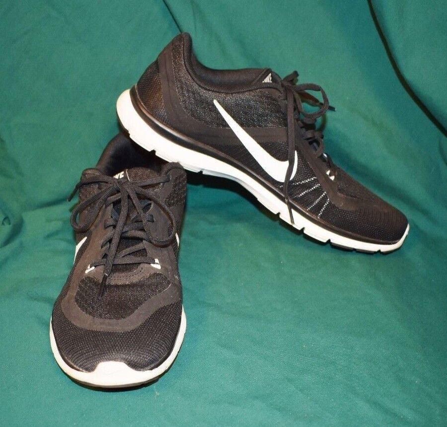 Nike Flex Trainer TR6 Sz 9.5 Black Training Shoes