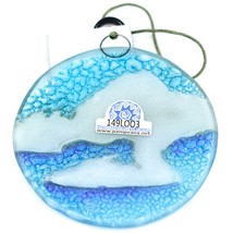 Loon Diver Aquatic Bird Fused Art Glass Ornament Sun Catcher Handmade Ecuador image 2