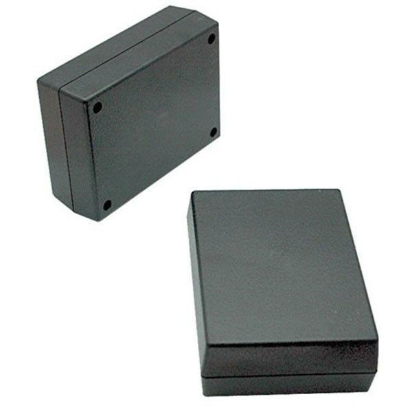 Black Plastic Project Box with Tabs 2.5/" x 1.6/" x 3/" PT103
