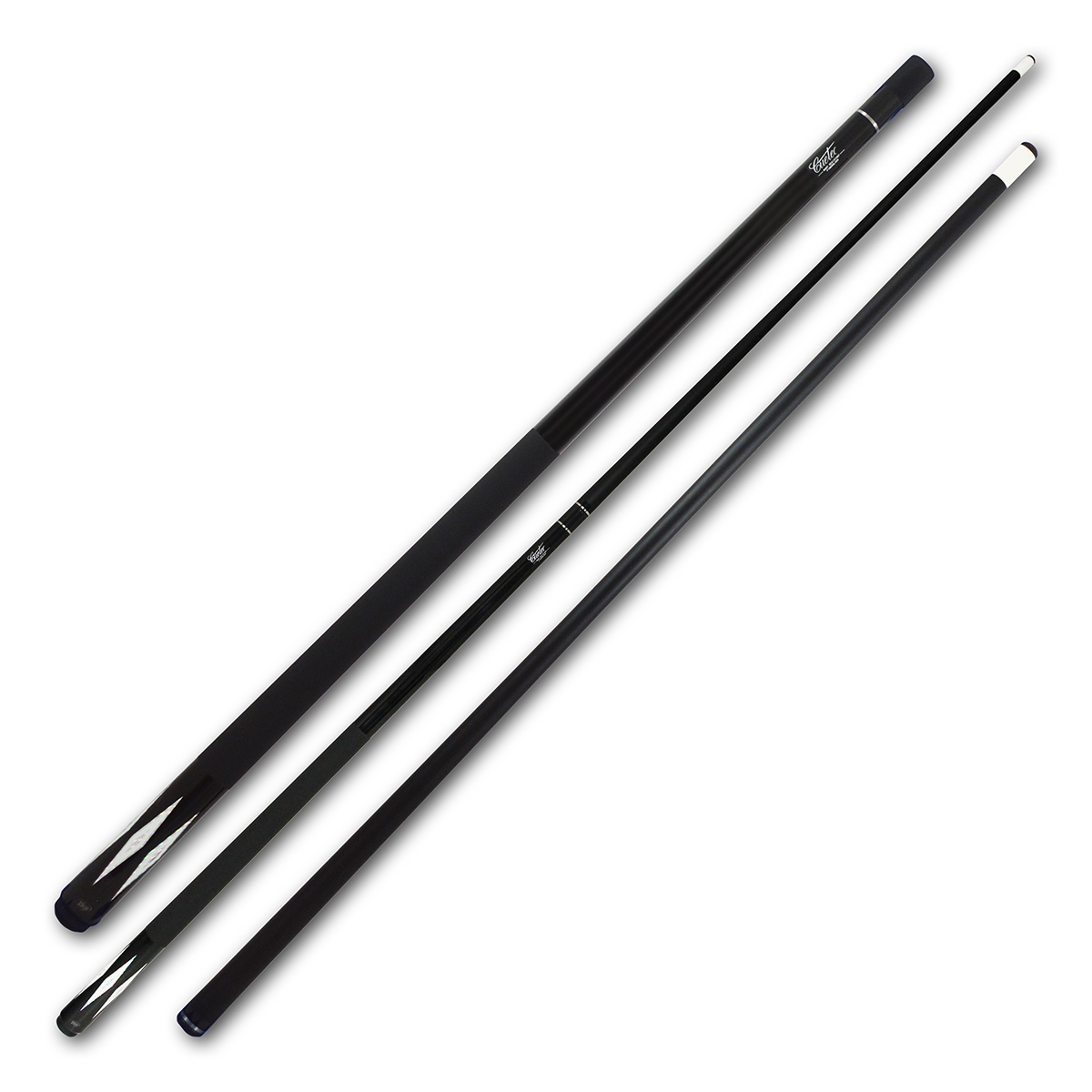 Excalibur Platinum Fiberglass Pool Cue Finish Black Diamond Laser