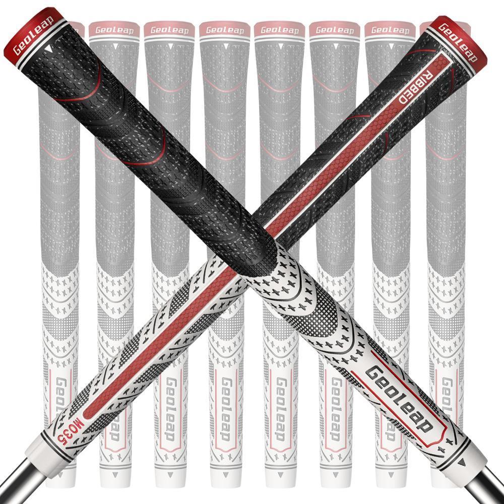Geoleap Golf Grips 10pcs/lot, Back Rib，Multi Compound Hybrid Golf Club