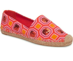 $198 NEW TORY BURCH CECILY PRINTED EMBELLISHED ESPADRILLES FLATS SHOES W... - $89.10