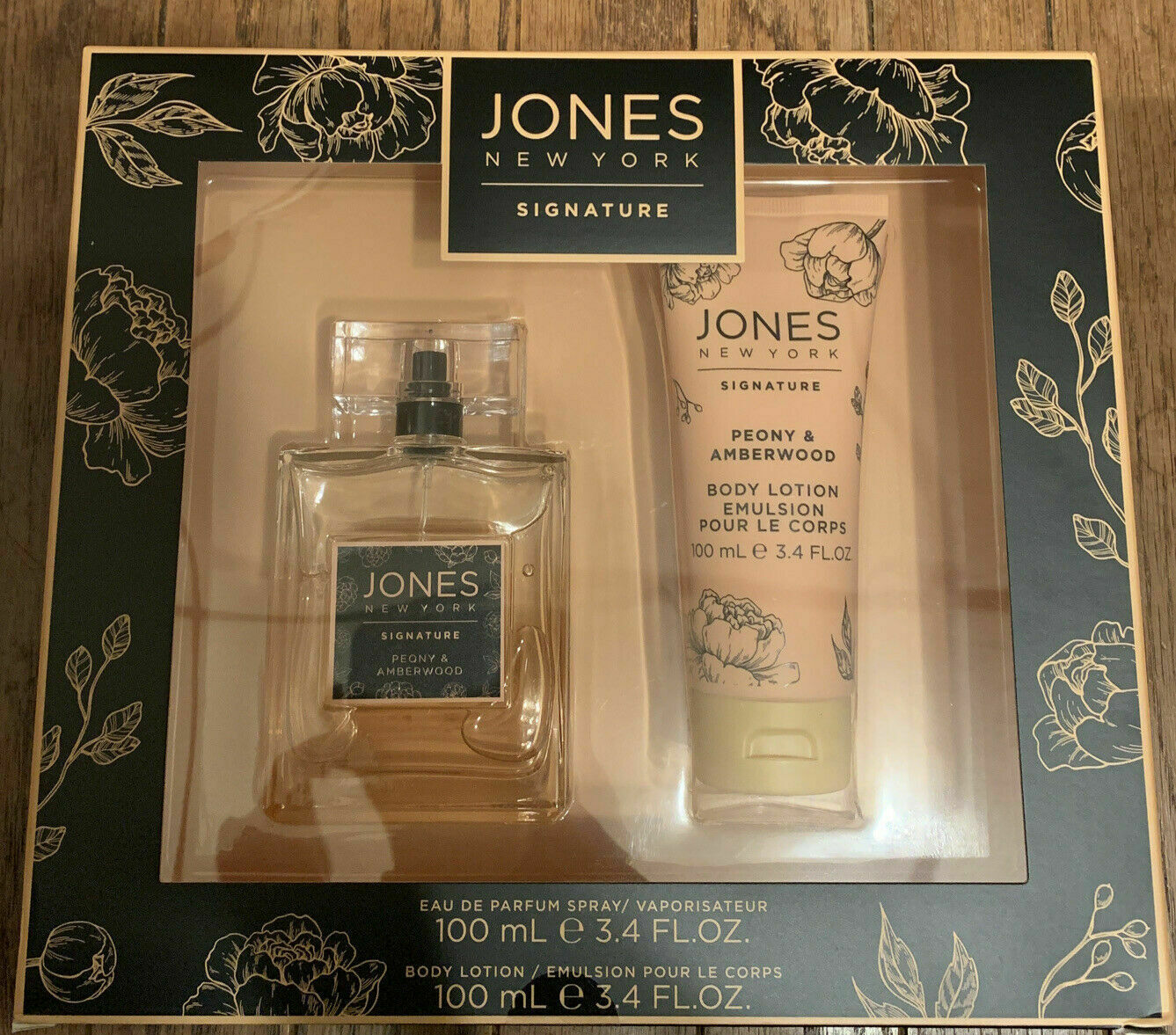 Jones New York Signature Peony & Amberwood Eau de Parfum Women Gift Set