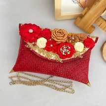 Handmade Woven Bag - Ladies Party Bag Handmade Size L - $23.00