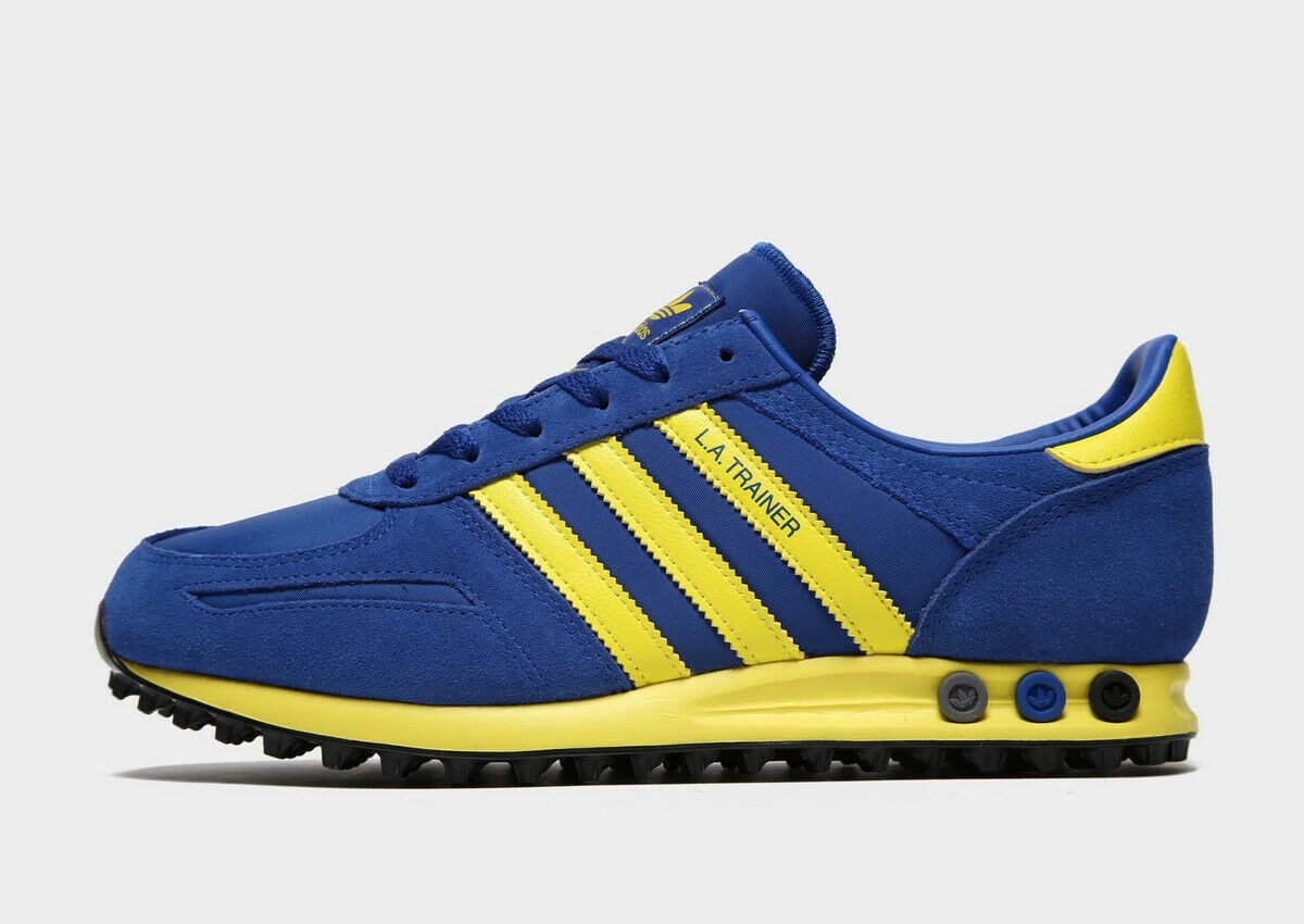 Adidas Originals LA Los Angeles Trainers in Blue and Yellow
