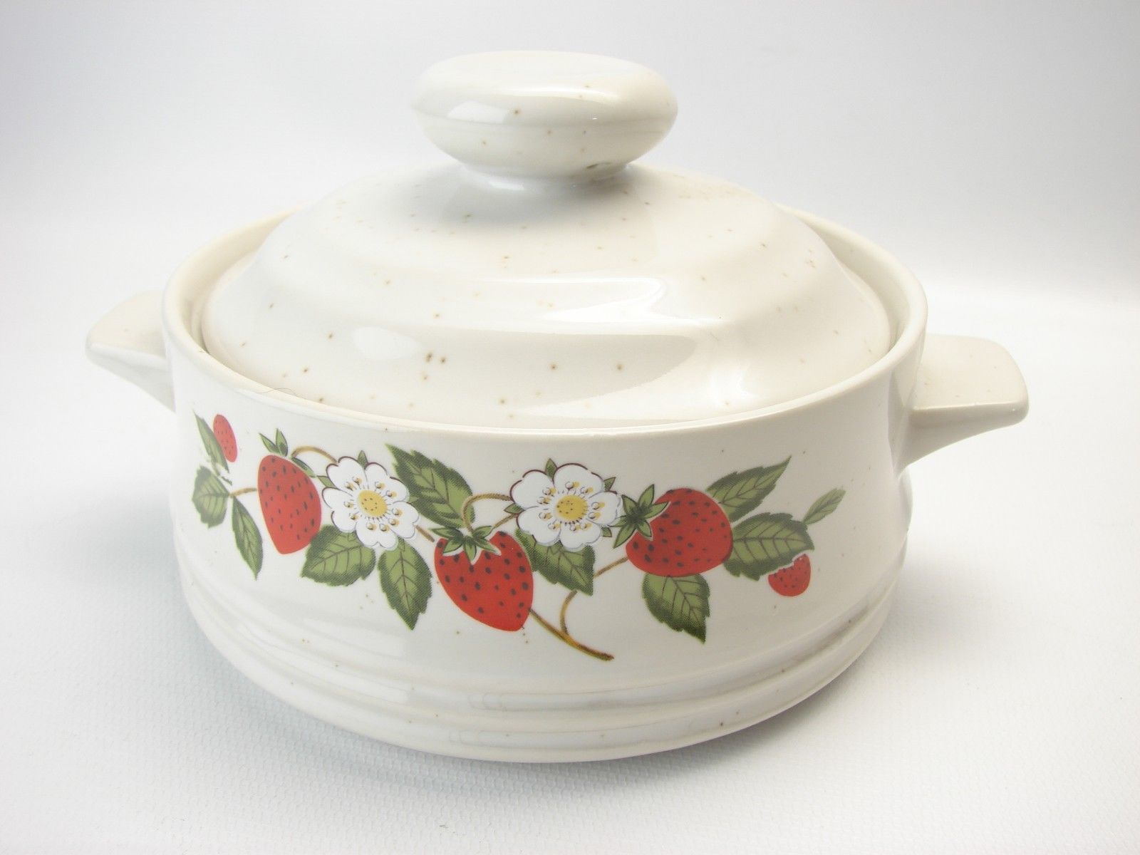 Sheffield Strawberries 'n Cream Stoneware Collection Individual Baker