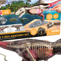 Discovery Mindblown Toy Anatomy T-Rex 28pc Kit Gift Christmas Boys Play Learning - $33.56