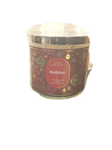 Primary image for Bath & Body Works  HOLIDAY  3 WICK CANDLE 14.5 oz