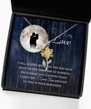 Love Necklace Fell In Love In The Rain Sunflower-MC-NL  - $55.95