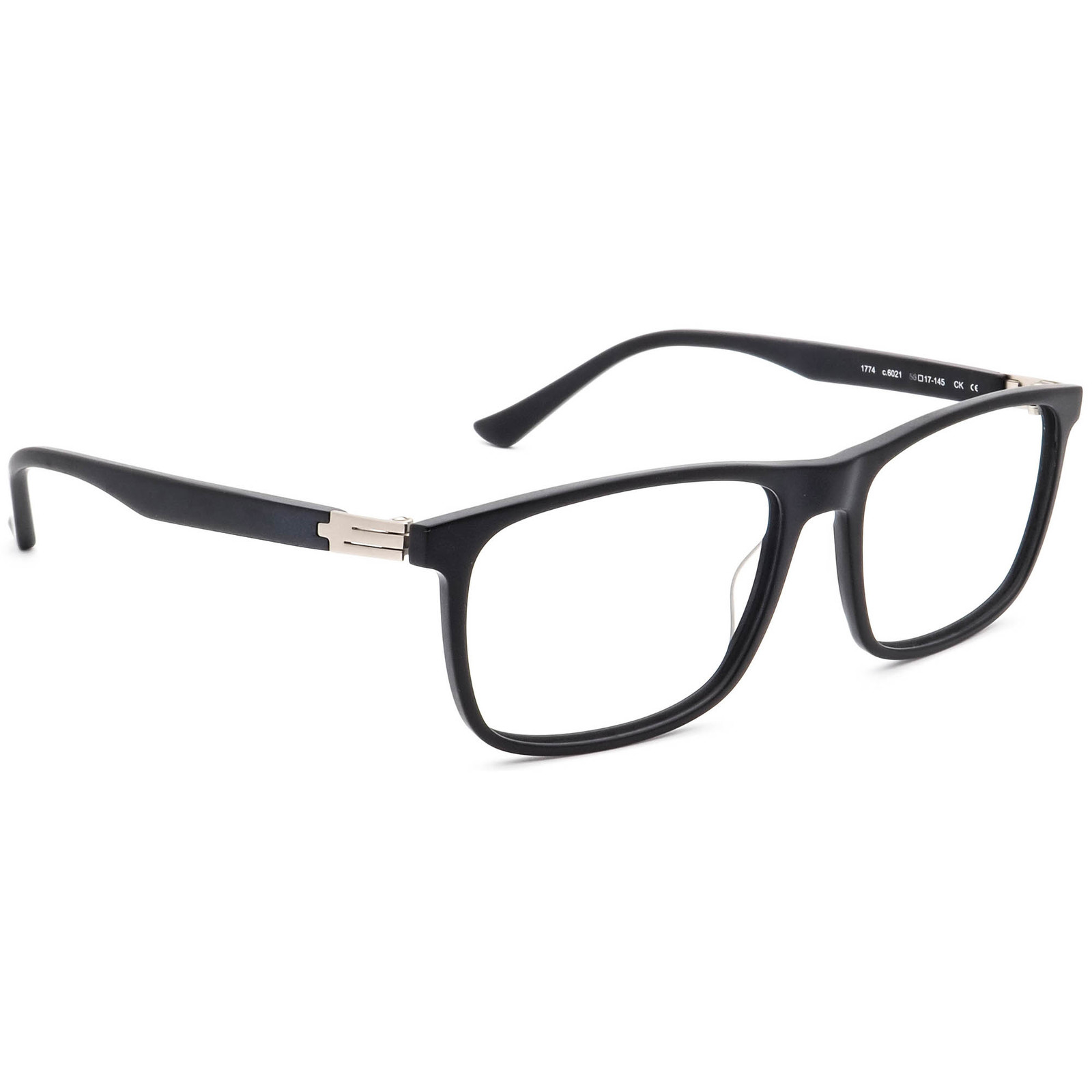 Prodesign Denmark Eyeglasses 1774 c.6021 Oversized Matte Black Square ...