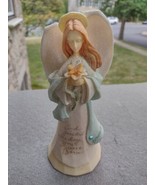 2004  Enesco Foundations Angel God Smiled the day you born Figurine  Kar... - $19.99