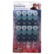 Disney Frozen 2 Stacked Decorative Pencils (4 Pack)
