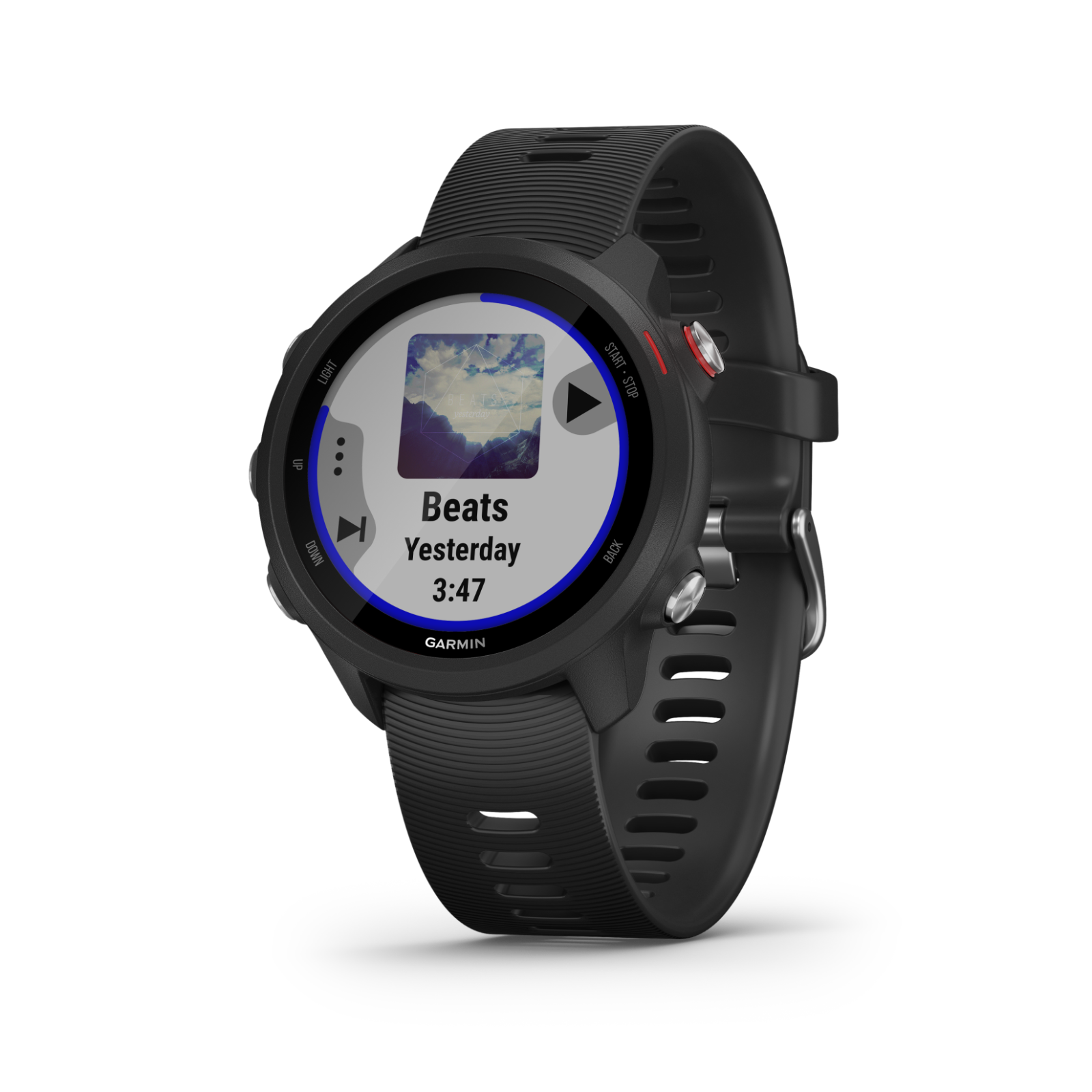 Garmin Forerunner 245 Music Black GPS Running Smart Watch w/ Player - Men Women - $349.99