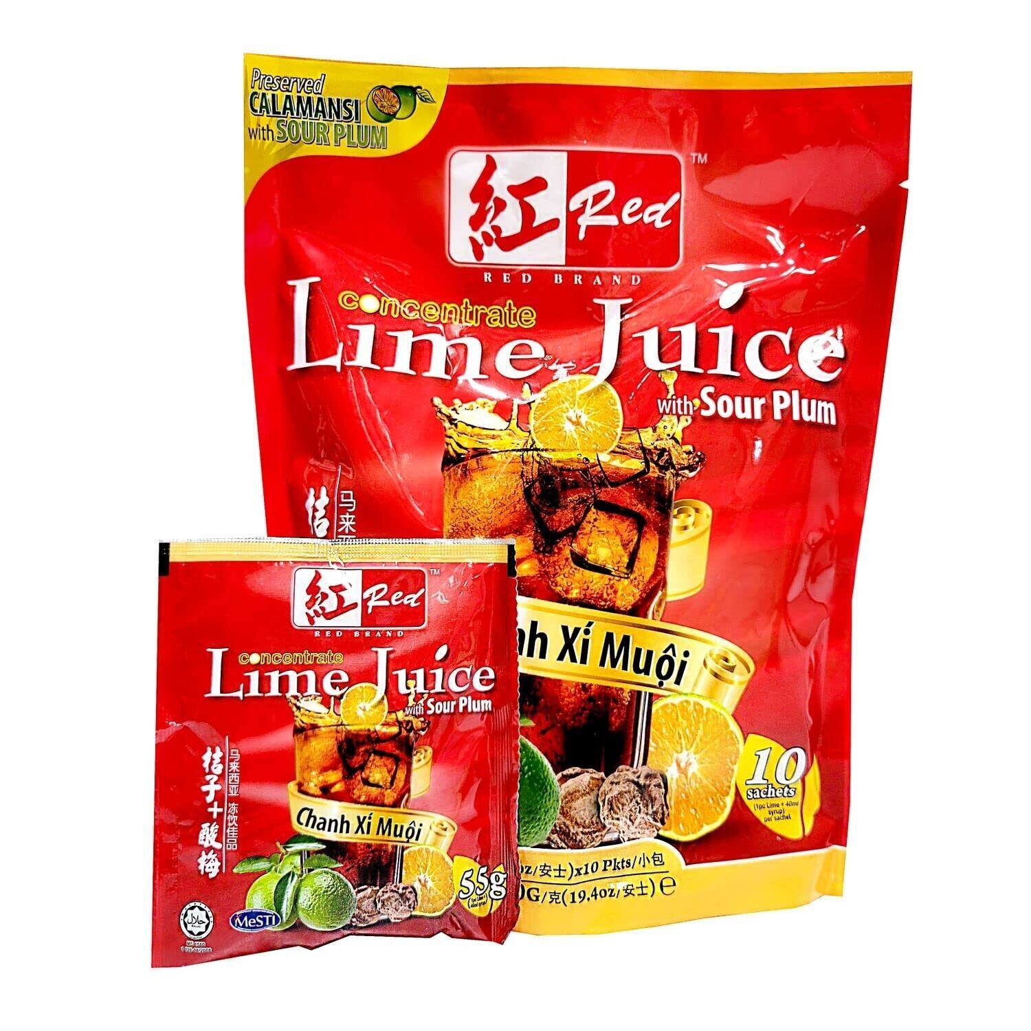 Concentrate Lime Juice with Sour Plum (Chanh Xi Muoi ) 19.4 oz ( 10