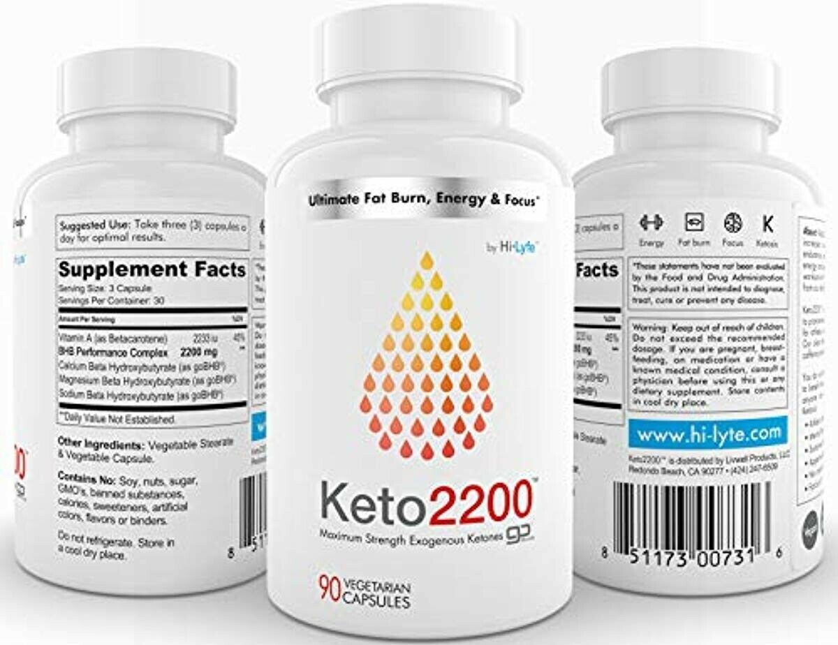 Keto Fat Burner Beta Hydroxybutyrate 2400mg Bhb Or 3x Shark Tank Keto