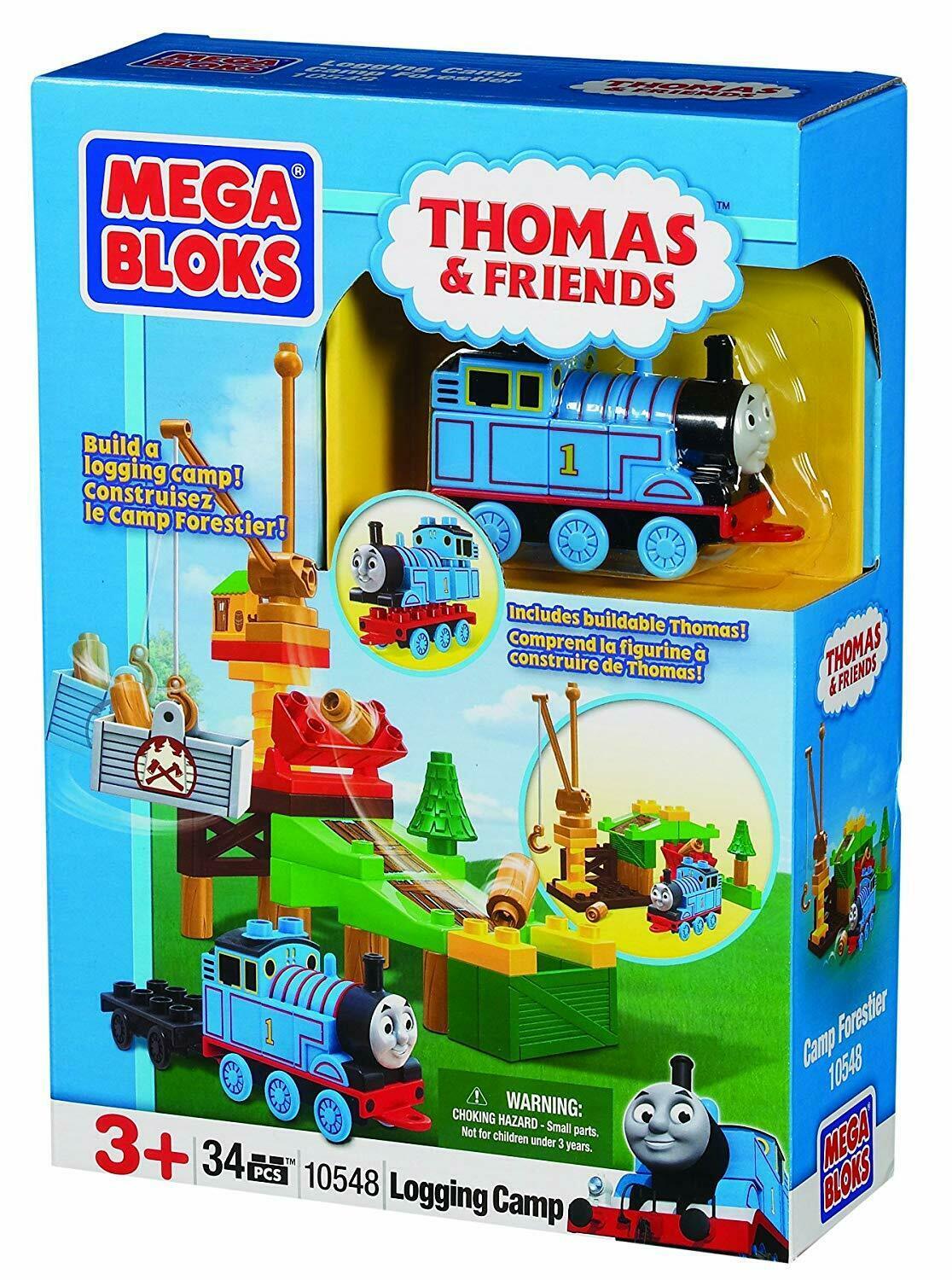 NEW Thomas and Friends Logging Camp Mega Bloks 10458 Camp Forestier NEW ...